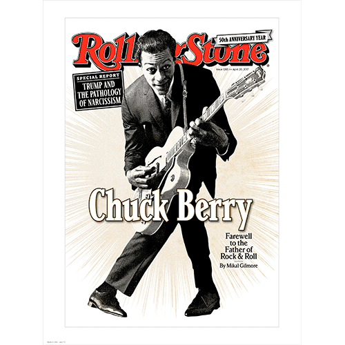 Chuck Berry tocando la guitarra
